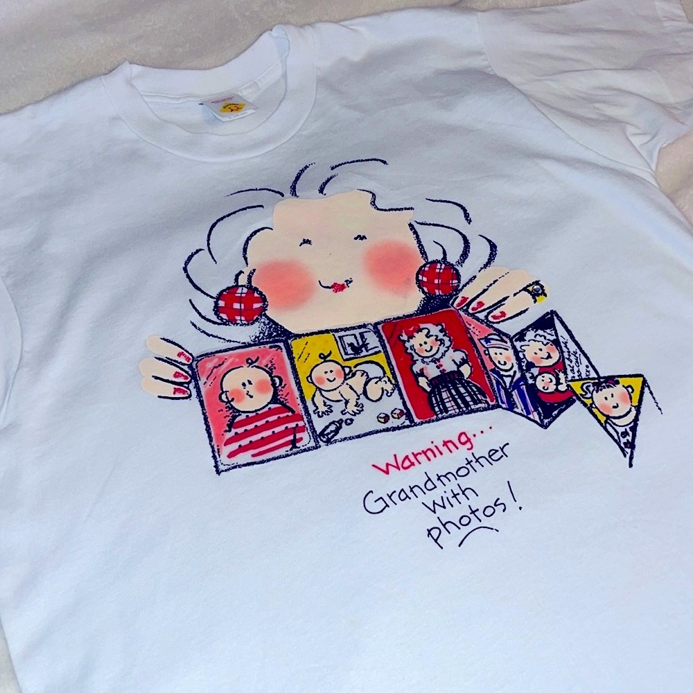 Grandma funny T-Shirt white tee shirt funny New XL ONE Size